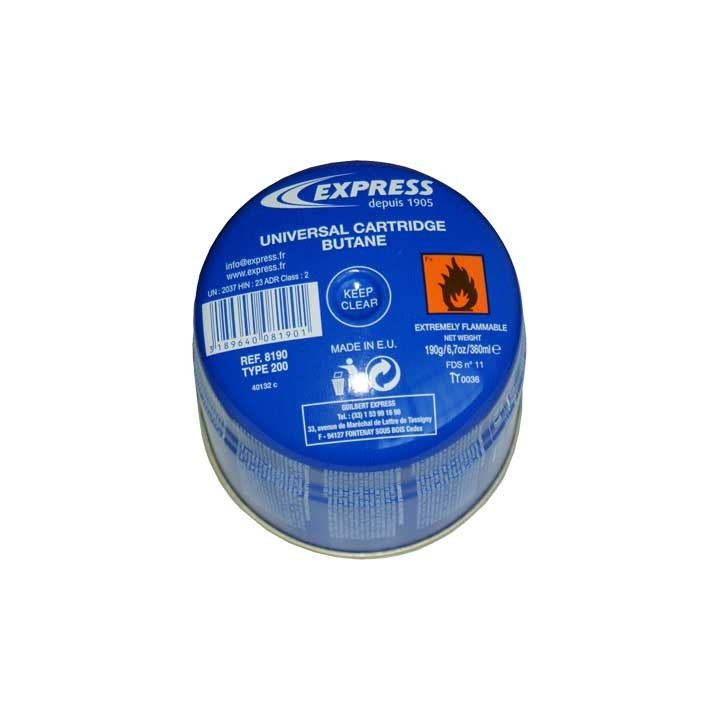 Cartuccia gas per lampada - Gr 190 express