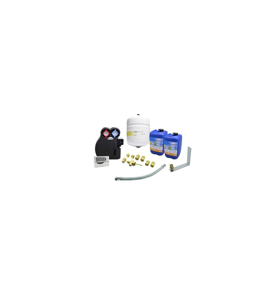 KIT IDRAULICO COMPLETO PER IMPIANTO SOLARE CIRCUITO FORZATO 2 collettori