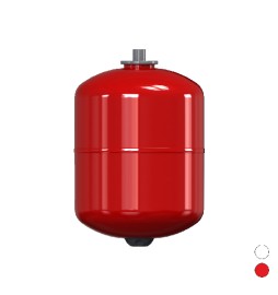 VASO DI ESPANSIONE PER IMPIANTI SOLARI CE SOLARVAREM lt 8 - rosso