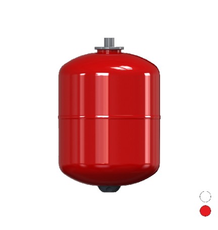 VASO DI ESPANSIONE PER IMPIANTI SOLARI CE SOLARVAREM lt 18 - rosso