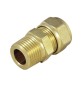 RACCORDO MASCHIO DIRITTO RAME COMPRESSIONE PER IMPIANTI SOLARI 3/4 x 22