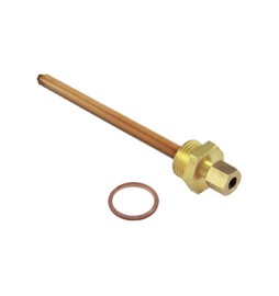 POZZETTO PER SONDA PER IMPIANTI SOLARI 1/2" x D. 6 - L. 123 mm