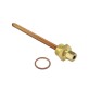 POZZETTO PER SONDA PER IMPIANTI SOLARI 1/2" x D. 6 - L. 123 mm