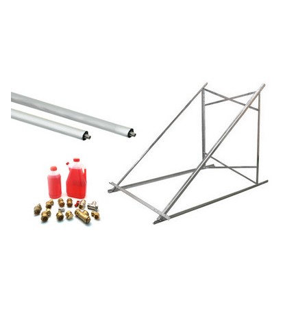 KIT STAFFE E ACCESSORI PER IMPIANTO SISTEMA SOLARE ATON 415-KMN per art. 415-KMN-200474