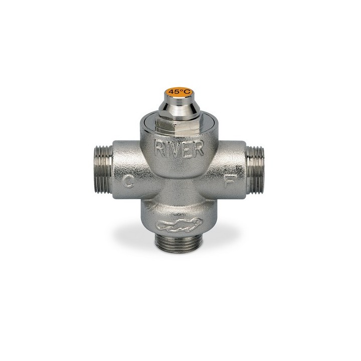 VALVOLA DEVIATRICE TERMOSTATICA MINIECO SOLAR 3/4"