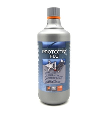 LIQUIDO ANTIGELO PROTETTIVO PER PANNELLI SOLARI "PROTECTIV FLU" lt. 1