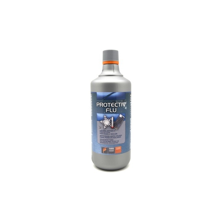 LIQUIDO ANTIGELO PROTETTIVO PER PANNELLI SOLARI "PROTECTIV FLU" lt. 1