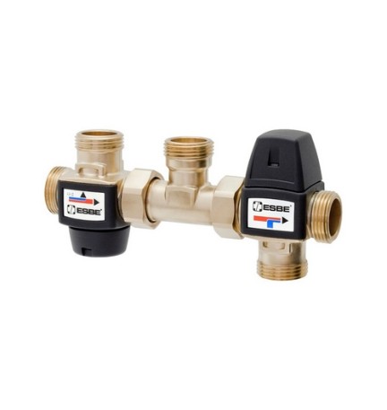 KIT SOLARE FILETTO MASCHIO VMC322 1" T. deviazione 45°C