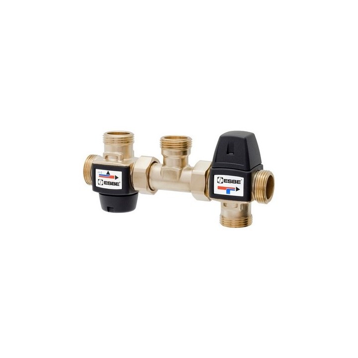 KIT SOLARE FILETTO MASCHIO VMC322 1" T. deviazione 45°C