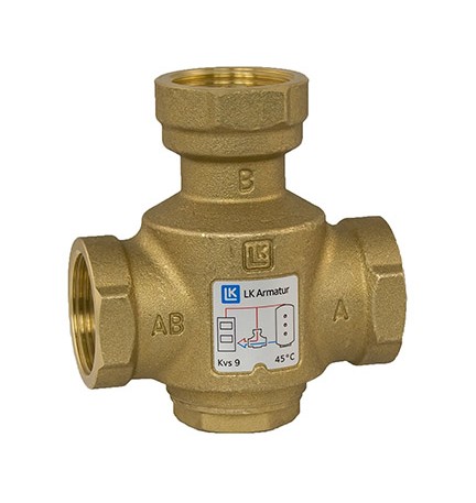 VALVOLA ANTICONDENSA THERMO VAR LK 823 FIL. FEMMINA 1" Temp. aper. 50 °C