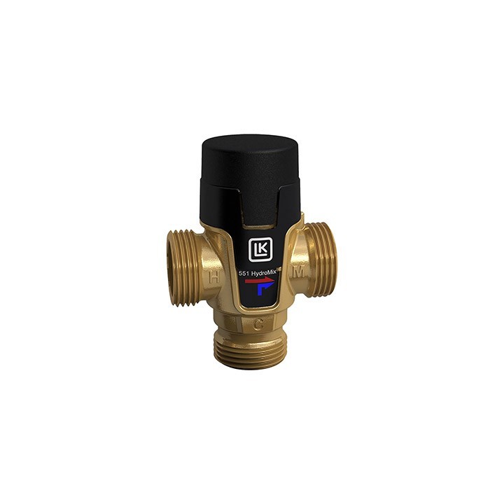 MISCELATORE TERMOSTATICO HYDRO MIX LK 551 FILETTATURA MASCHIO 1" - 35°C-65°C