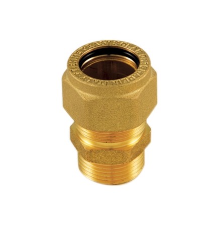 RACCORDO DIRITTO MASCHIO PER TWIN SOLAR DN 20 x 1" M