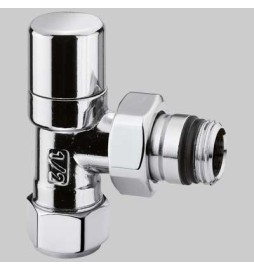 DETENTORE D'ARREDO A SQUADRA CROMATO - 3/8 x 24-19