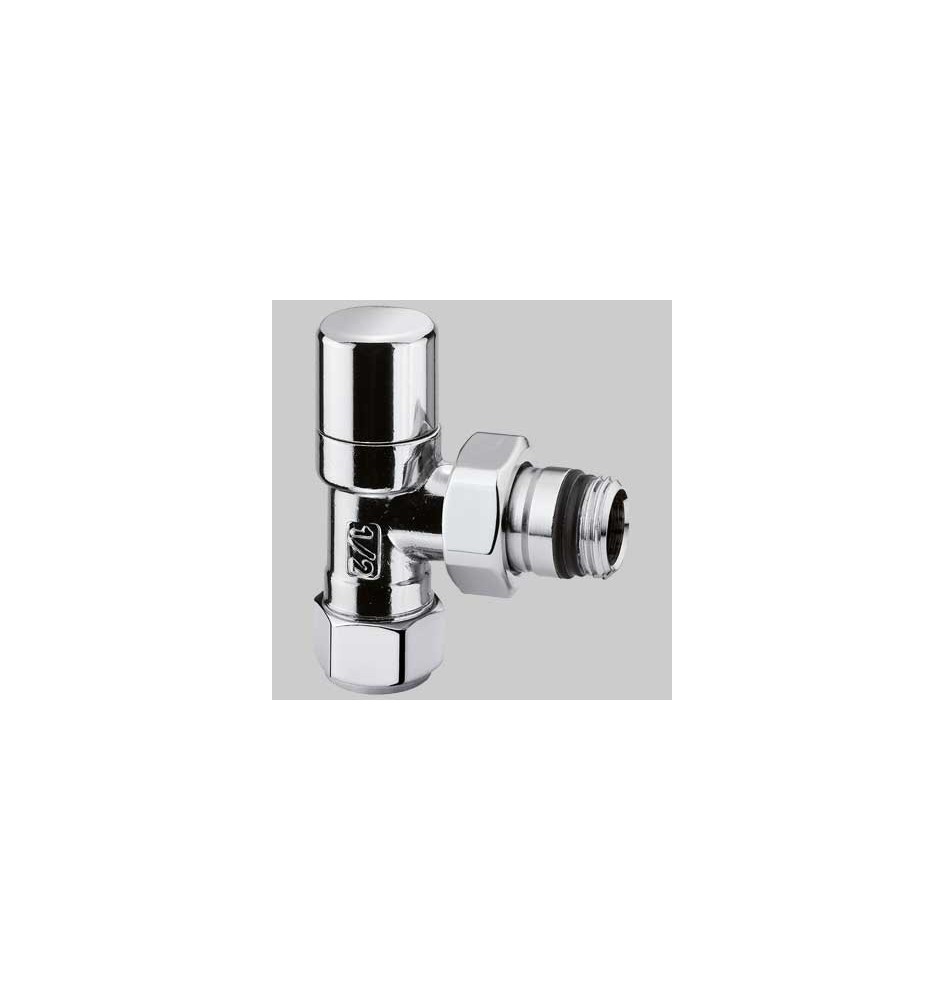 DETENTORE D'ARREDO A SQUADRA CROMATO - 3/8 x 24-19