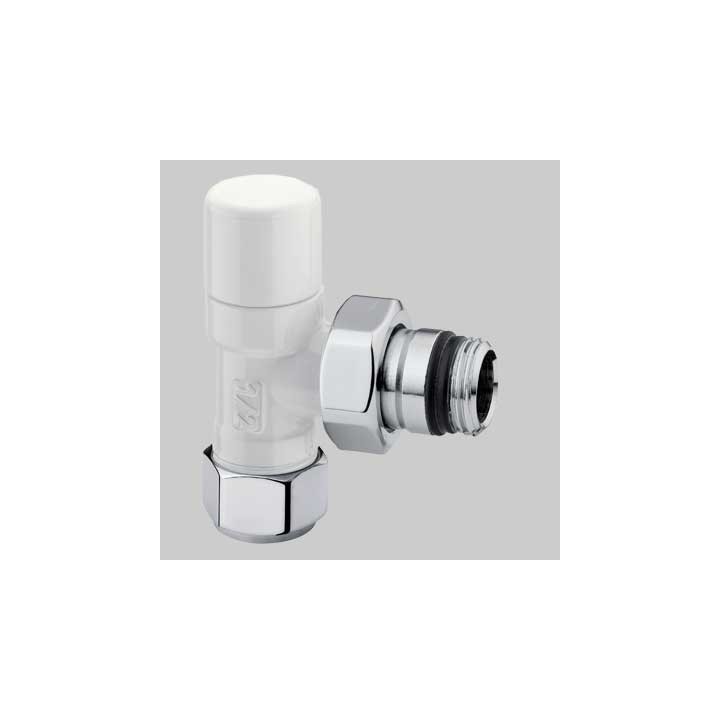 DETENTORE D'ARREDO A SQUADRA BIANCO - 3/8 x 24-19