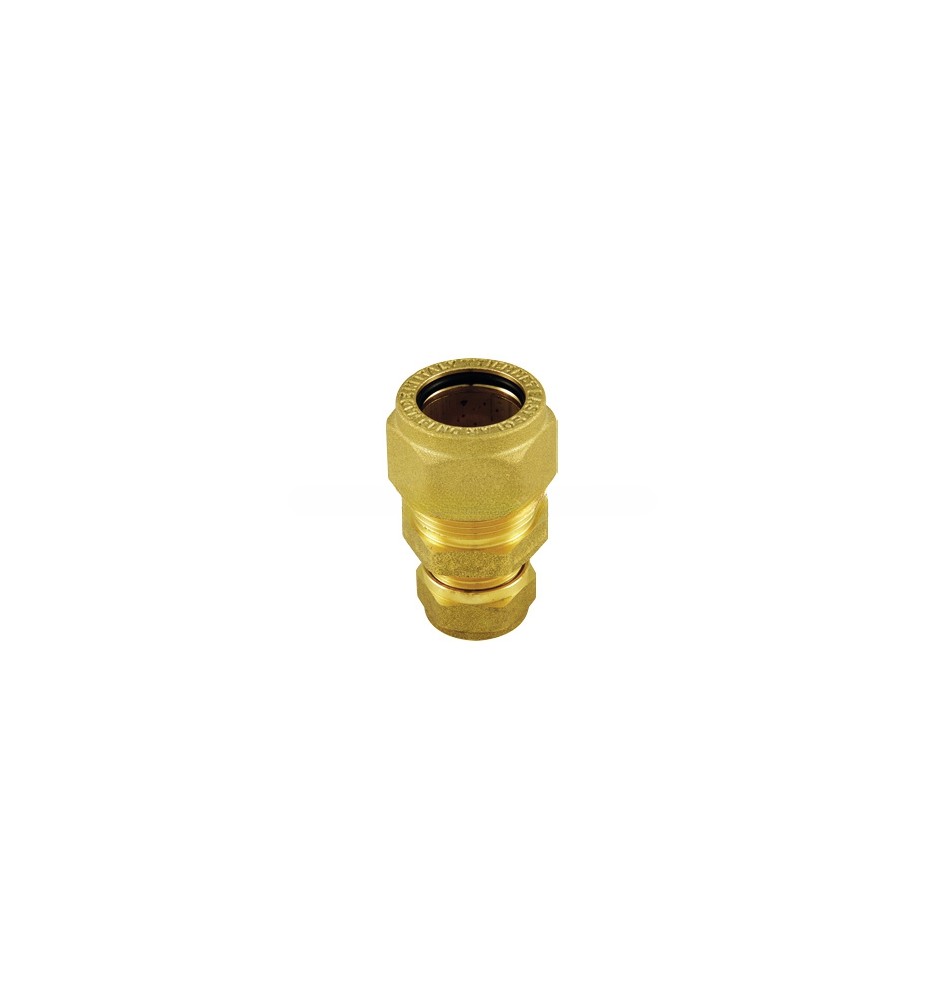 RACCORDO DRITTO DOPPIO INOX RAME EASYSOLAR DN 16 x 22/18