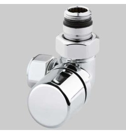 VALVOLA D'ARREDO AD ANGOLO TERMOSTATICA DX CROMO - 1/2 x 24-19