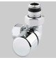 VALVOLA D'ARREDO AD ANGOLO TERMOSTATICA DX CROMO - 1/2 x 24-19