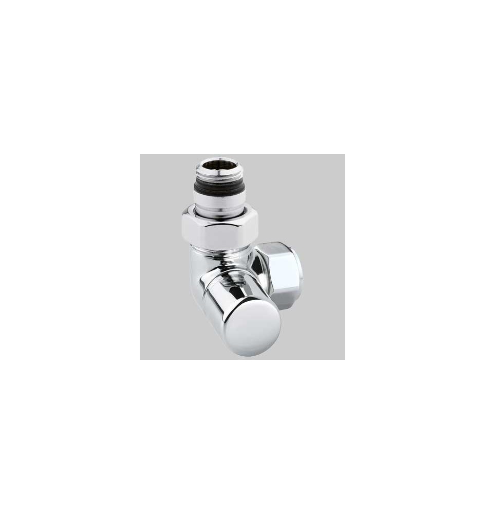DETENTORE D'ARREDO AD ANGOLO SX CROMO - 1/2 x 24-19