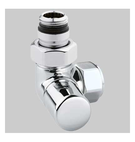 DETENTORE D'ARREDO AD ANGOLO SX CROMO - 1/2 x 24-19