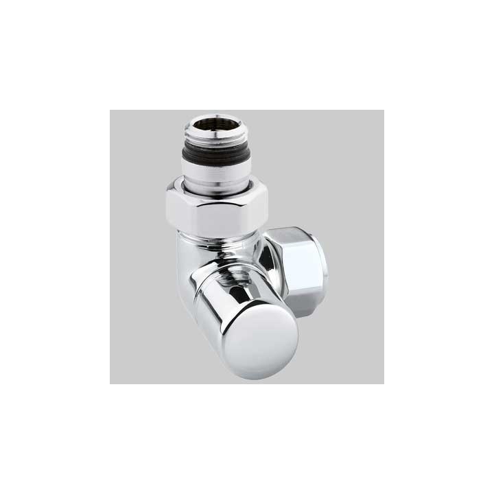 DETENTORE D'ARREDO AD ANGOLO SX CROMO - 1/2 x 24-19
