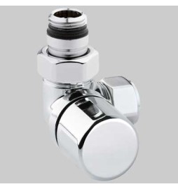 VALVOLA D'ARREDO AD ANGOLO SX TERMOSTATICA CROMO - 1/2 x 24-19