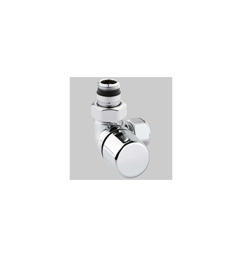 VALVOLA D'ARREDO AD ANGOLO SX TERMOSTATICA CROMO - 1/2 x 24-19