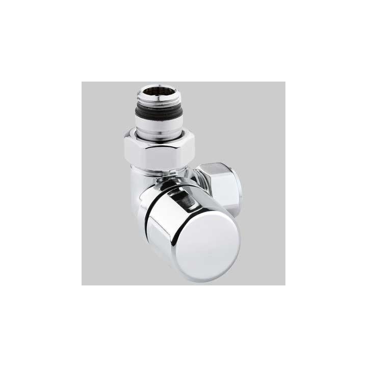 VALVOLA D'ARREDO AD ANGOLO SX TERMOSTATICA CROMO - 1/2 x 24-19