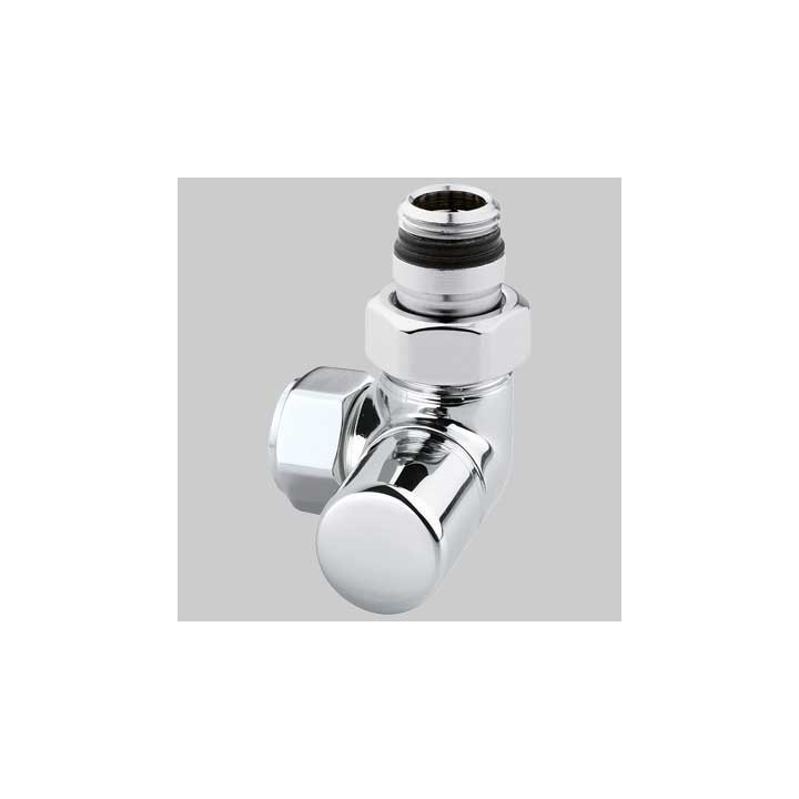 DETENTORE D'ARREDO AD ANGOLO DX CROMO - 1/2 x 24-19