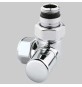 DETENTORE D'ARREDO AD ANGOLO DX CROMO - 1/2 x 24-19