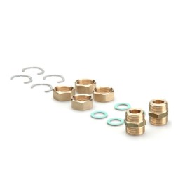 SET COLLEGAMENTO TUBI ACCIAIO CORRUGATO PER TWIN SOLAR DN 20 - 1"
