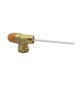 VALVOLA DI SICUREZZA M-TUBO RAME COMBINATA PER SISTEMI SOLARI 3/4" x 22