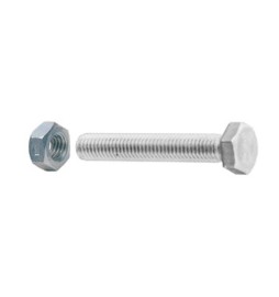 SC VITI A METALLO TESTA ESAG 10X 20 ZINC C/DADO 4PZ*