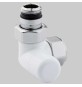 DETENTORE D'ARREDO AD ANGOLO SX BIANCO - 1/2 x 24 - 19