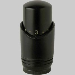 TESTA TERMOSTATICA 310NO NERO OPACO ARTECLIMA - 30x1,5