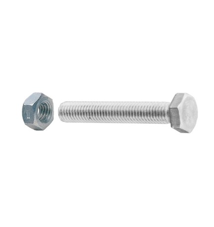 SC VITI A METALLO TESTA ESAG 6X 20 ZINC C/DADO 15PZ*