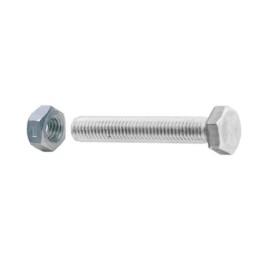 SC VITI A METALLO TESTA ESAG 6X 30 ZINC C/DADO 15PZ*