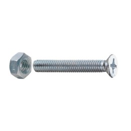 SC VITE P/FERRO TSP 3 X 30MM ZINC C/DADO 50 PZ*