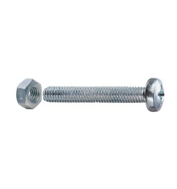 SC VITE P/FERRO TC 5X 40MM ZINC C/DADO 20 PZ
