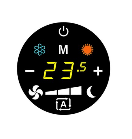 COMANDO A BORDO PER WHISPER CB TOUCH ESTATE-INVERNO -