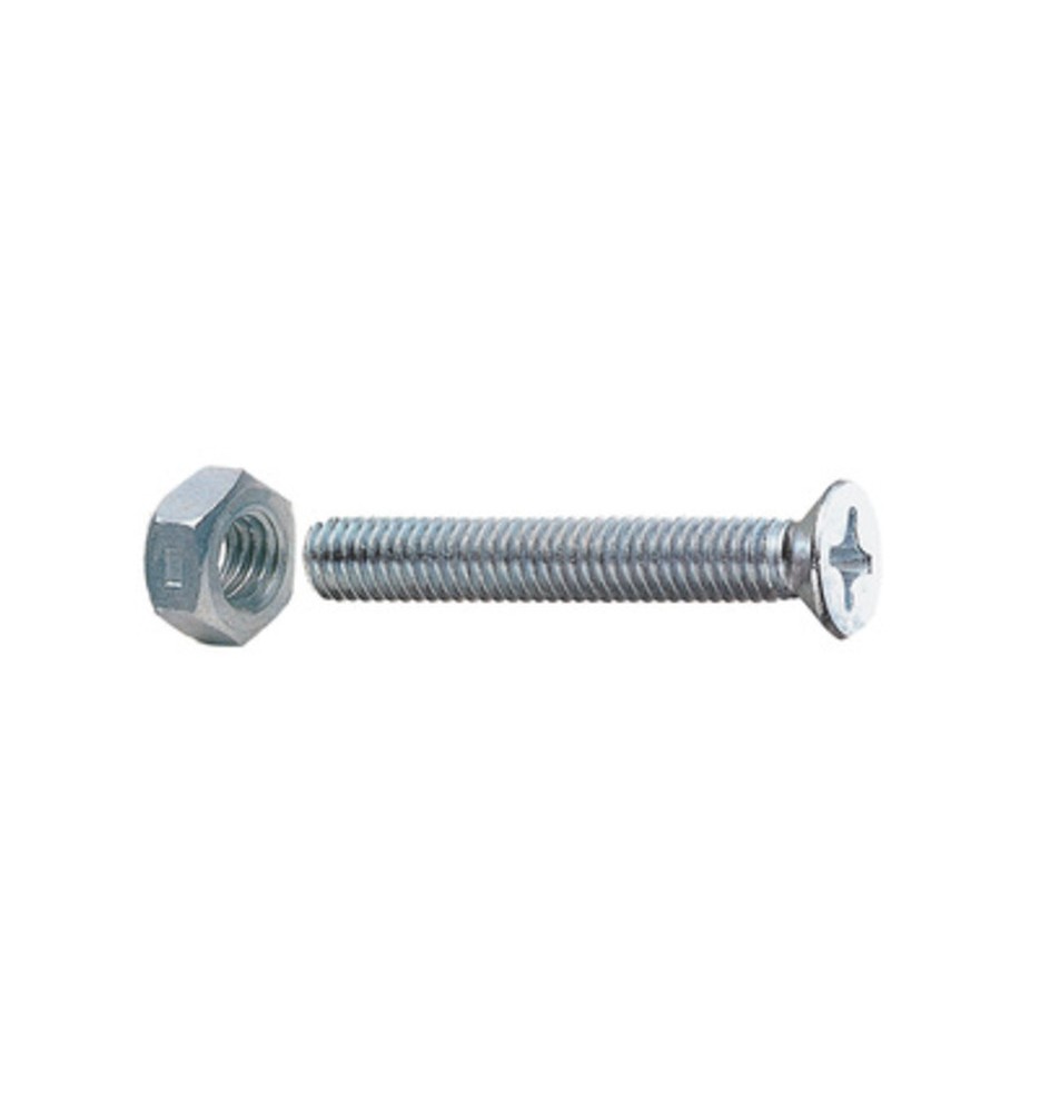 SC VITE P/FERRO TSP 5 X 25MM ZINC C/DADO 20 PZ*