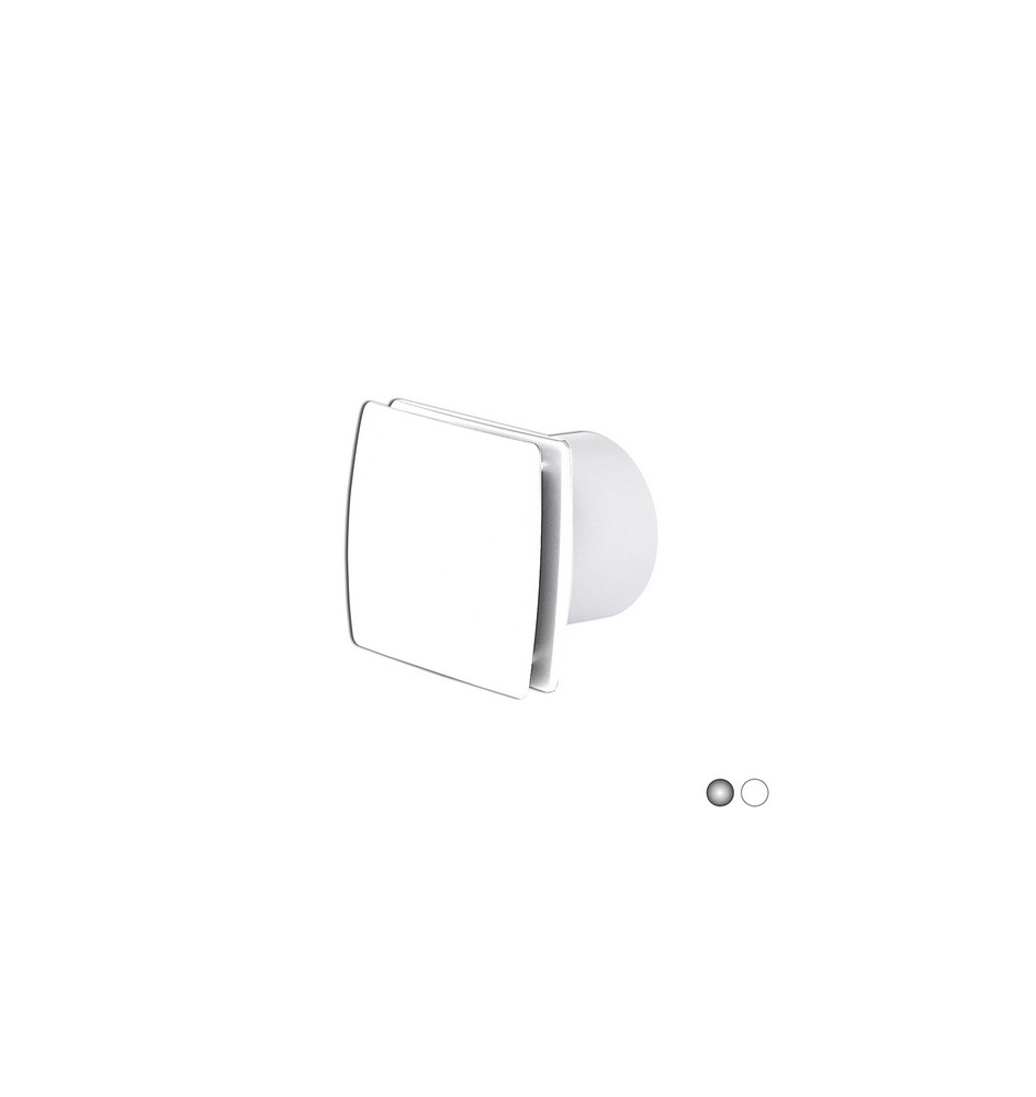 ASPIRATORE ELETTRICO ESTERNO A SUPPORTO VENTILAZIONE NATURALE Silver Cromo D. 100 - 19 w