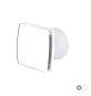 ASPIRATORE ELETTRICO ESTERNO A SUPPORTO VENTILAZIONE NATURALE Silver Cromo D. 100 - 19 w