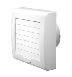 ASPIRATORE ELICOIDALE A SERRANDA DA PARETE per foro 98 / 155x165 mm