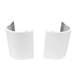 COPPIA ZOCCOLI VERNICIATI PER FAN COILS FLAT H. 13 cm