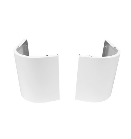 COPPIA ZOCCOLI VERNICIATI PER FAN COILS FLAT H. 13 cm
