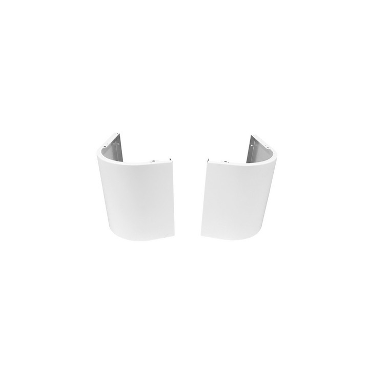 COPPIA ZOCCOLI VERNICIATI PER FAN COILS FLAT H. 13 cm