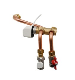 KIT VALVOLA 3 VIE CON BYPASS SERVOCOMANDO VALVOLA A SFERA DETENT WIND Wind 70-90 Sfe/det 3/4 kvs 2.5