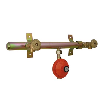 CENTRALINA GAS 2 ELEMENTI CON ATTACCO CENTRALE kg. / h 4