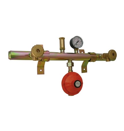 CENTRALINA GAS 2 ELEMENTI CON ATTACCO CENTRALE kg. / h 4